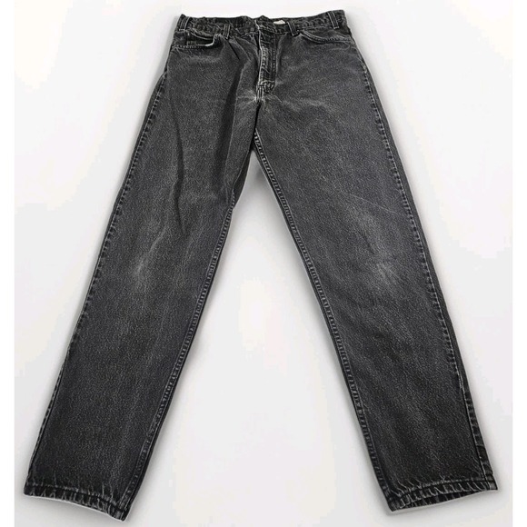 Levi's Other - Vintage 90s Levi's 550 Orange Tab Black Denim Jeans Men's Size 36x32 Tapered